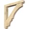 Ekena Millwork Balboa Craftsman Rough Sawn Bracket w/ Offset Brace, Douglas Fir, 6"W x 42"D x 42"H BKT0604X42X42BOA04RDF - alternate 1